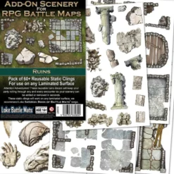 Add-On Scenery for RPG Battle Mats: Ruins