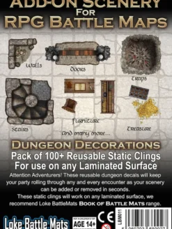 Add-On Scenery for RPG Battle Mats: Dungeon Decorations