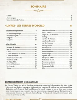 Atlas d'Osgild et Règles Optionnelles Collector (avec son étui) - Chroniques Oubliées 2ème Edition