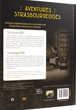 Aventures strasbourgeoises - Scénarios Cthulhu Hack