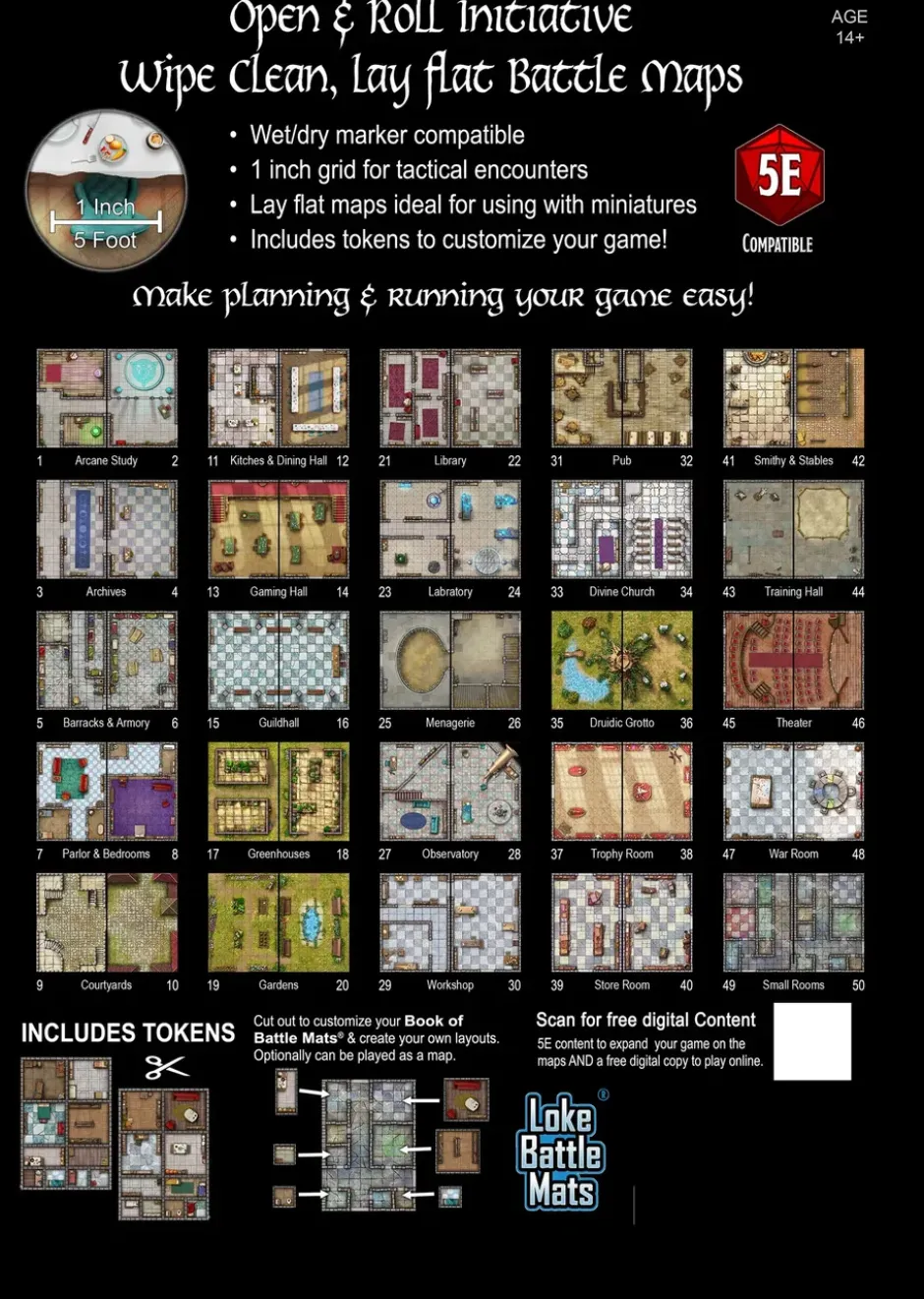 Big Book of Battle Mats : Bastions & Strongholds