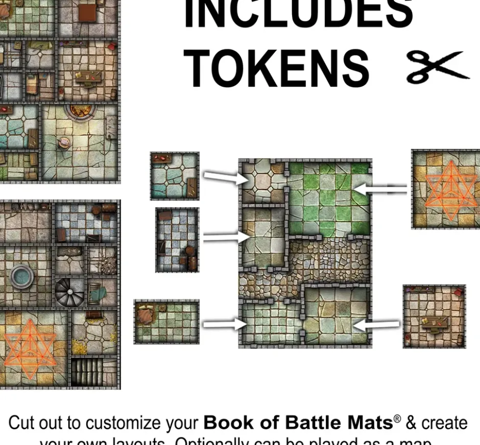 Big Book of Battle Mats : Cells & Shrines