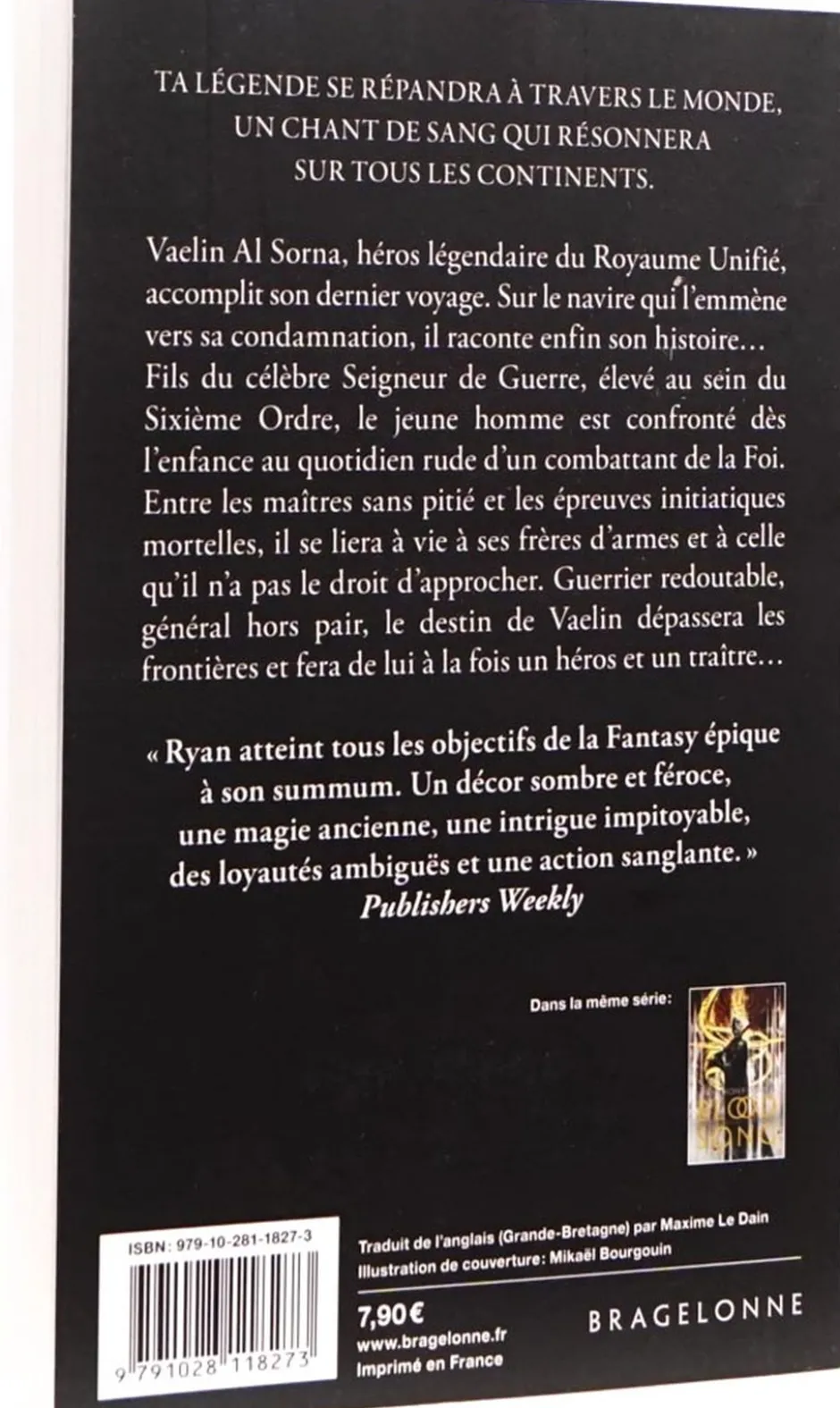 Blood Song Tome 01 : La voix du sang première partie