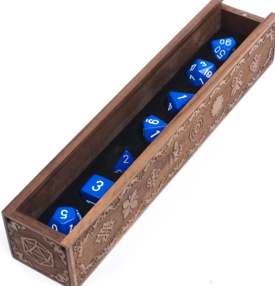 Boite de rangement en noyer noir