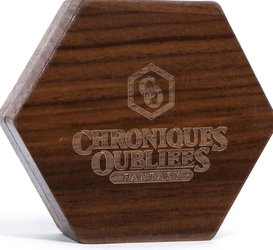 Boite à dés en bois - Chroniques Oubliées 2ème Edition