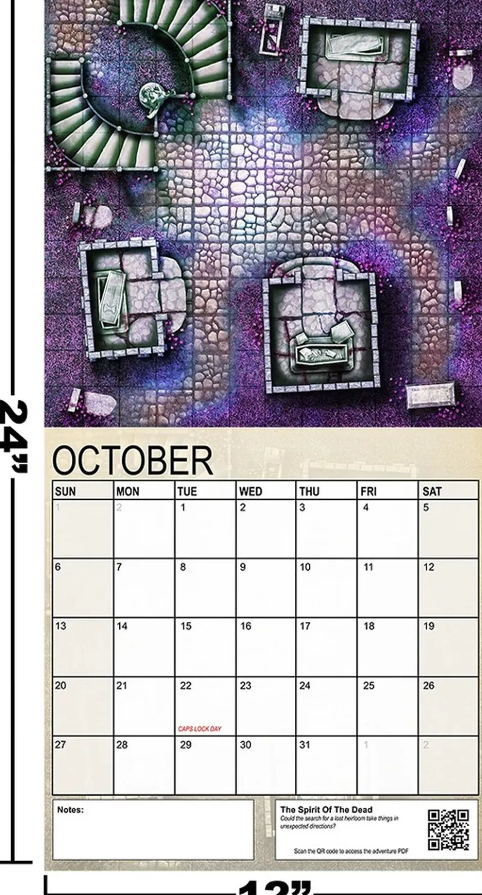 Calendar of Many Adventures 2024