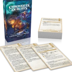 Cartes de voies de prestige - Chroniques Oubliées 2ème Edition