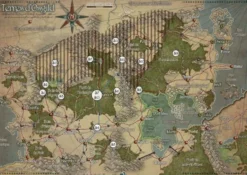 Chroniques Oubliées - Anathazerin : Carte-poster des Terres d'Osgild (version MJ)