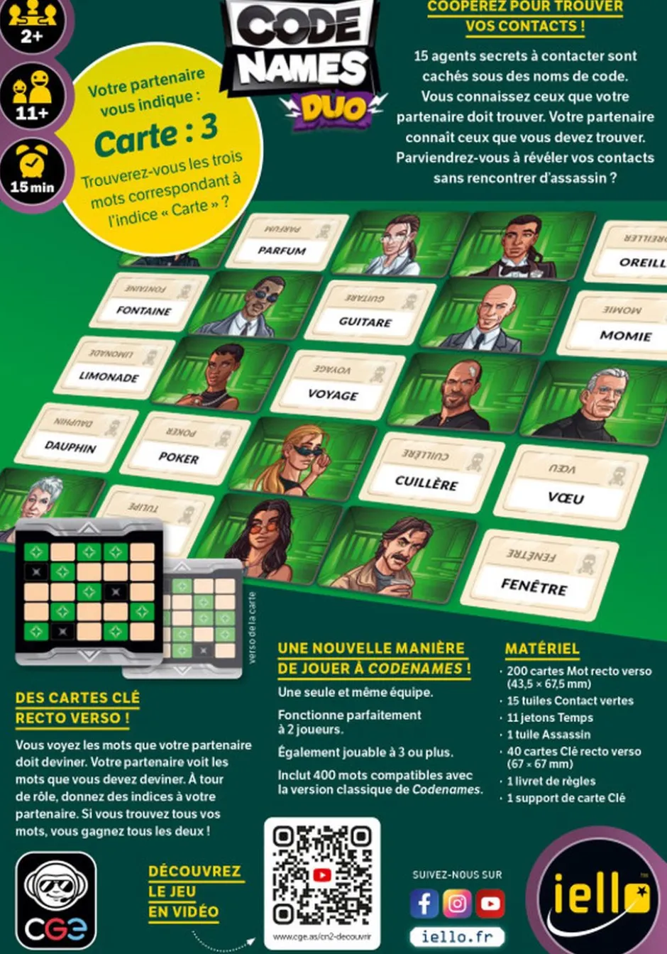 Codenames Duo (Nouvelle version)