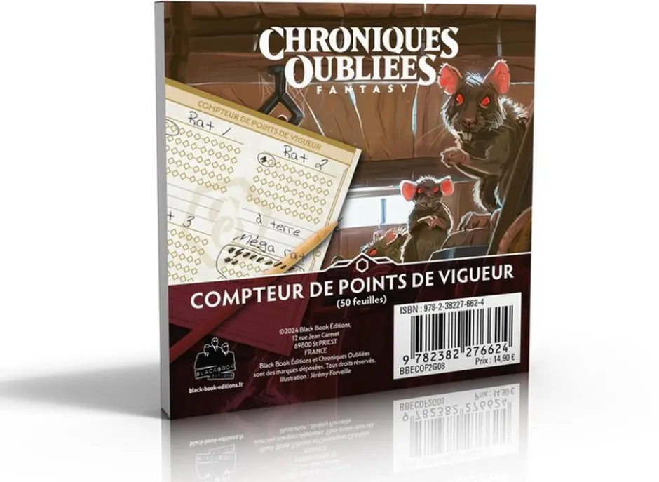 Compteurs de Points de Vigueur- Chroniques Oubliées 2ème Edition