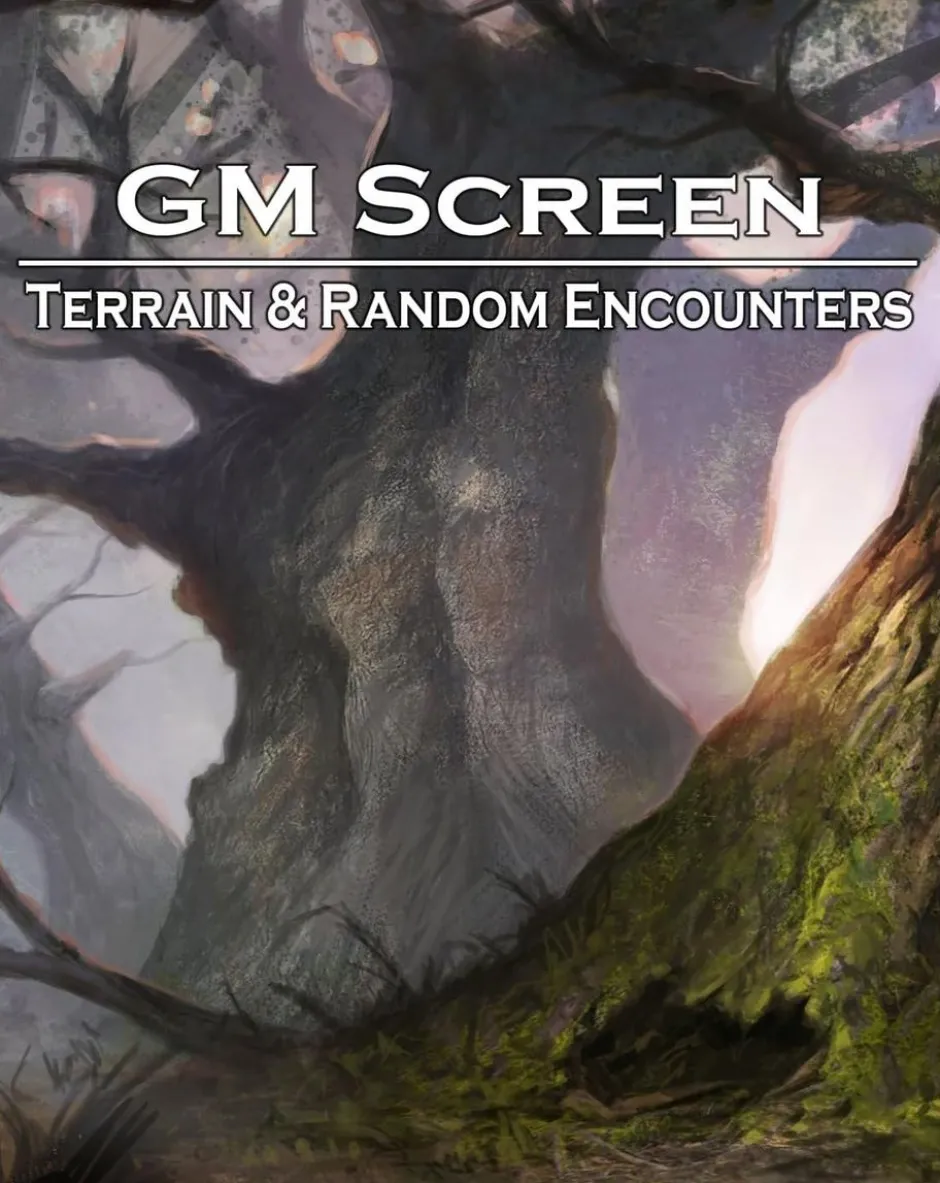 Écran du MJ : Terrains & Random Encounters (Vo)