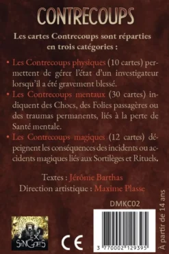 Cthulhu Hack : Contrecoups