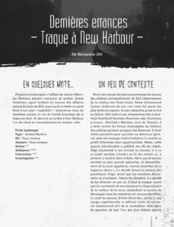 Cthulhu Origines - Ecran de jeu