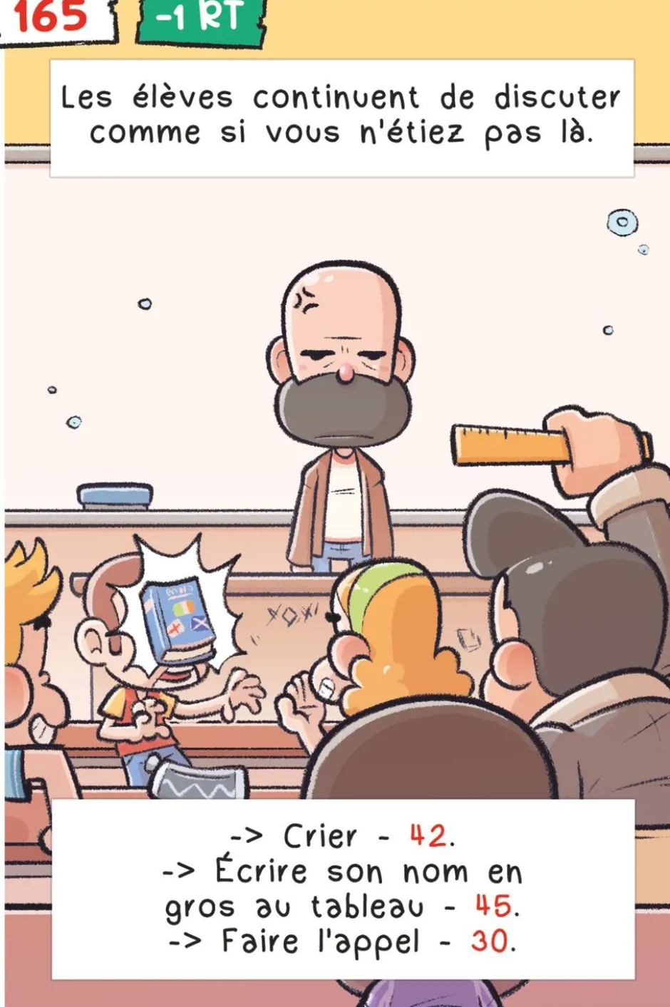 Dans la Tête de Monsieur le Prof : La BD dont vous êtes le héros