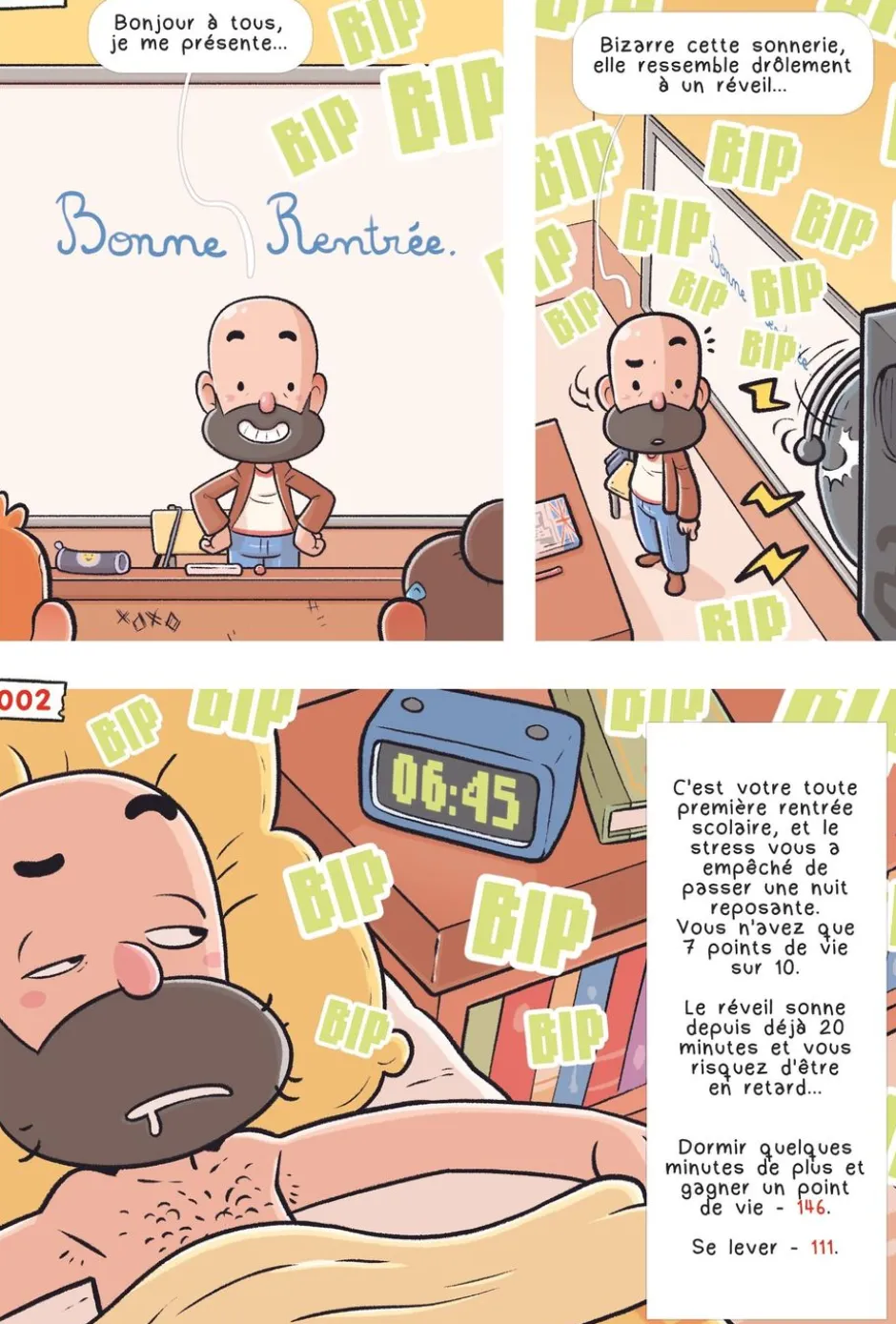 Dans la Tête de Monsieur le Prof : La BD dont vous êtes le héros