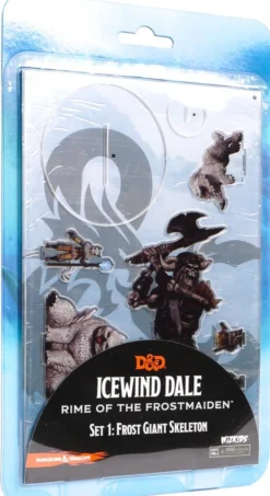 D&D Idols of the Realms 2D Minis: Icewind Dale Rime of the Frostmaiden Frost Giant Skeleton
