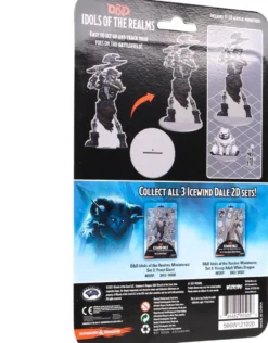 D&D Idols of the Realms 2D Minis: Icewind Dale Rime of the Frostmaiden Frost Giant Skeleton