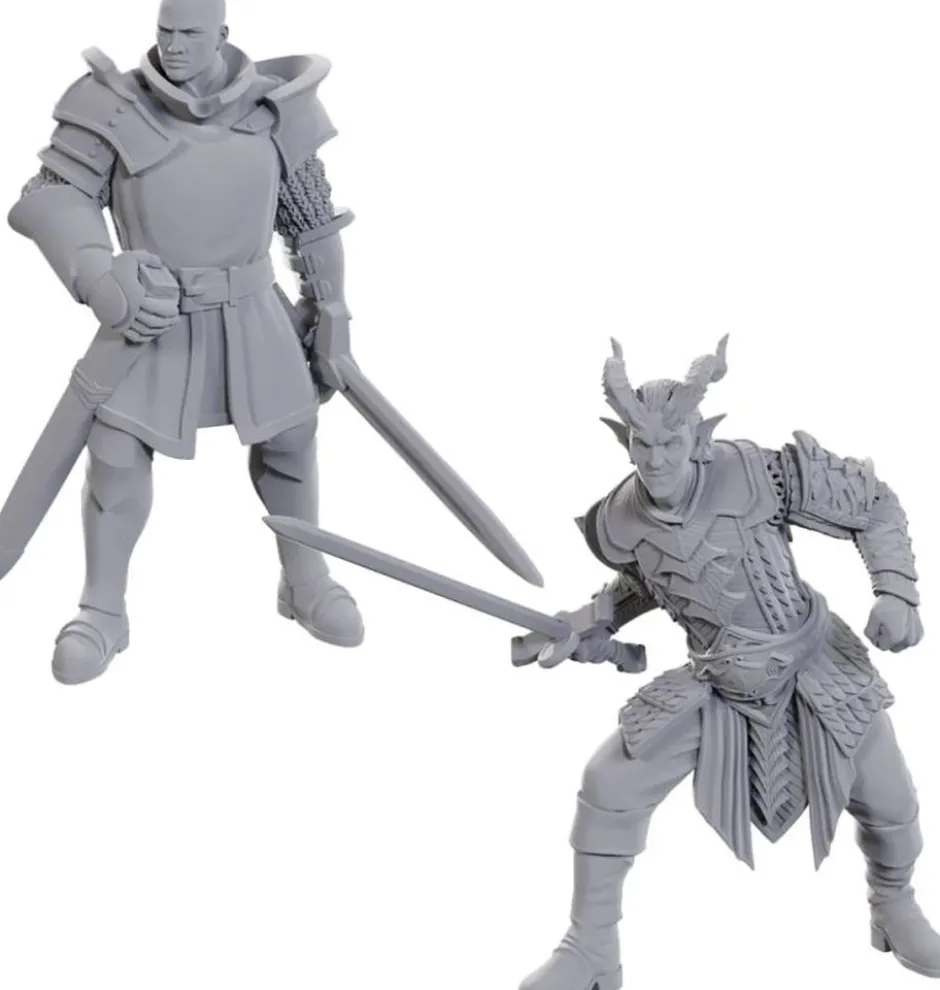 D&D Nolzur's Marvelous Miniatures - Baldur's Gate : Ulder Ravengard & Zevlor