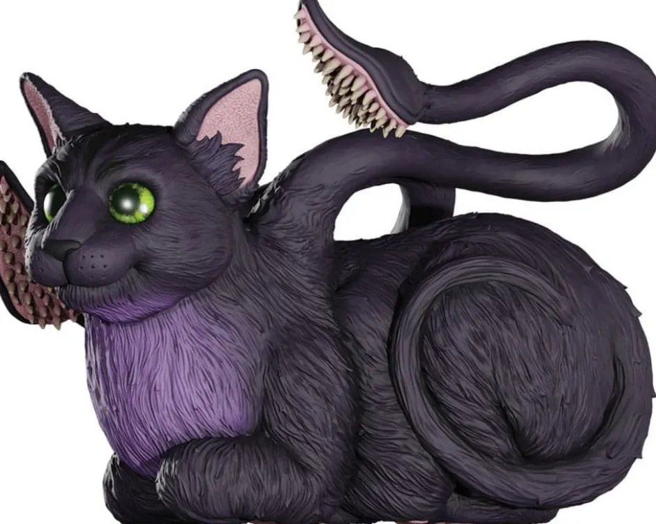 D&D Replicas of the Realms statuette 1/1 Displacer Beast Kitten 26 cm