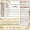 Deadlands Ouest étrange - Fiches de personnage