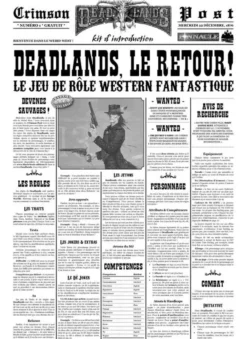 Deadlands Reloaded - Crimson Post n°1