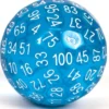 D100 en résine : bleu transparent