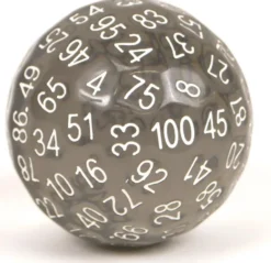 D100 en résine : noir transparent