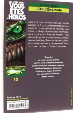 Défis Fantastiques 18 : L'Oeil d'Emeraude