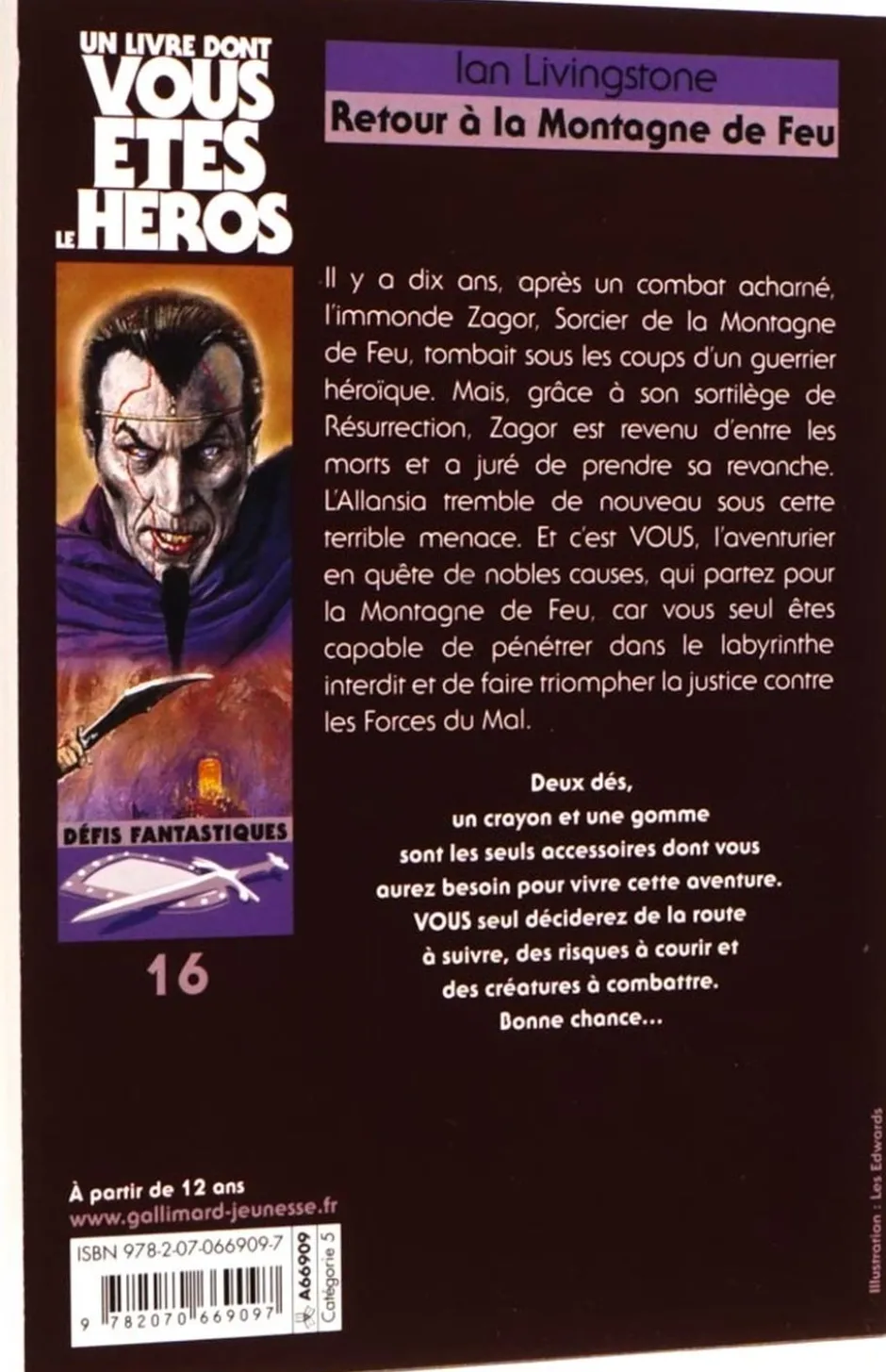 Défis Fantastiques 16 : Retour à la montagne de feu