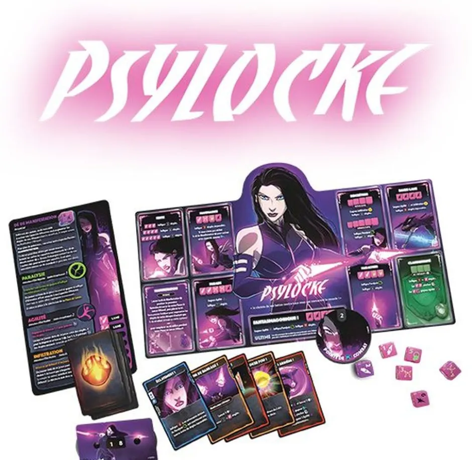 Dice Throne Marvel - Iceberg, Psylocke, Tornade, Wolverine