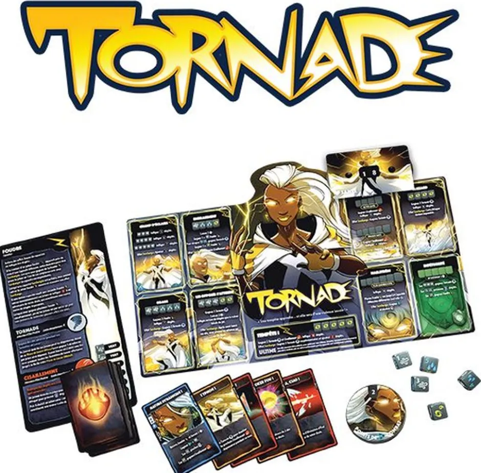 Dice Throne Marvel - Iceberg, Psylocke, Tornade, Wolverine