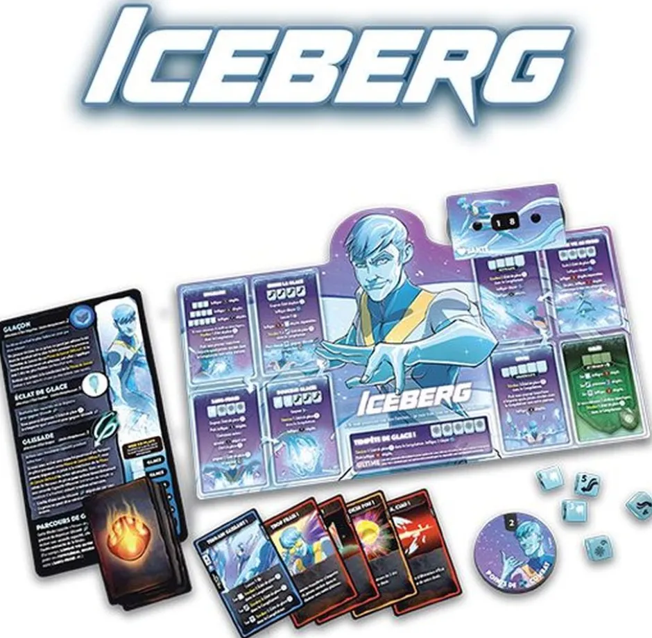 Dice Throne Marvel - Iceberg, Psylocke, Tornade, Wolverine