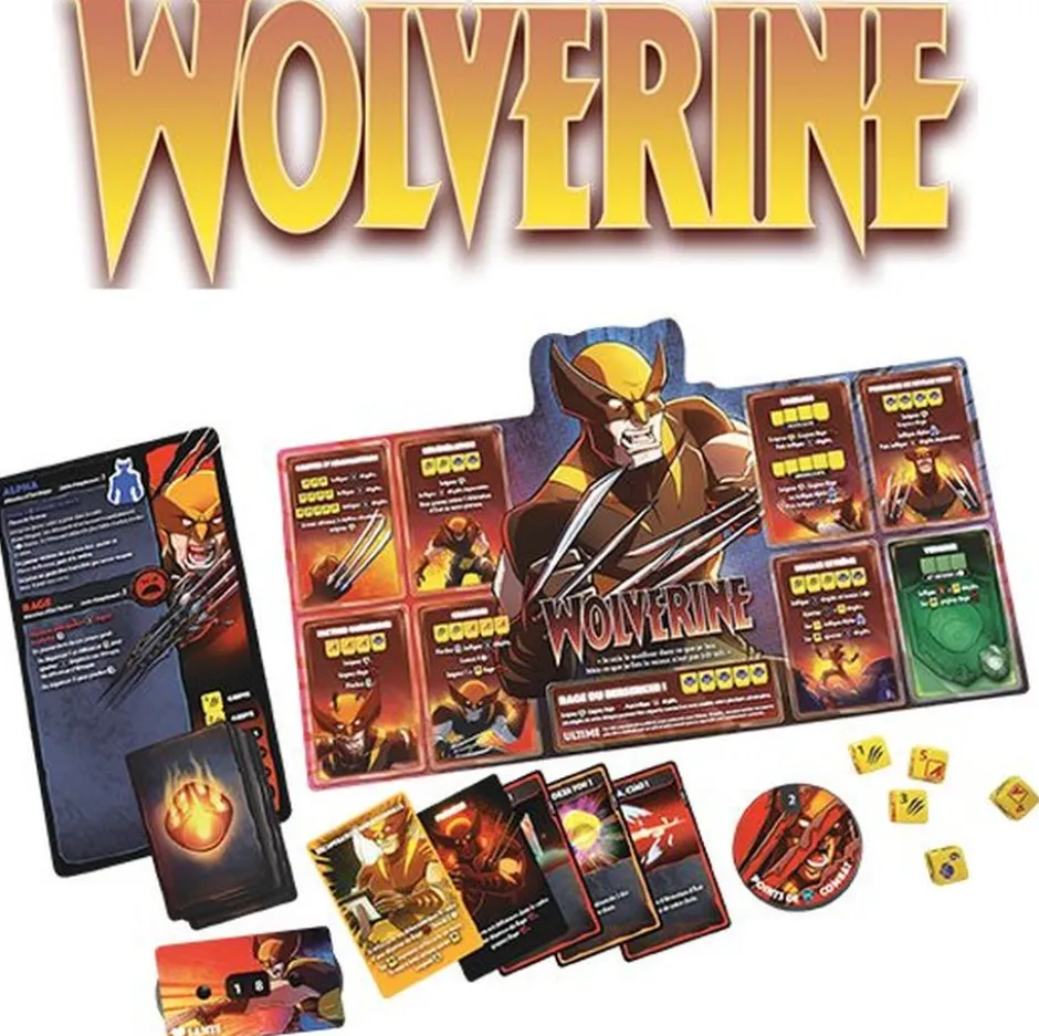Dice Throne Marvel - Iceberg, Psylocke, Tornade, Wolverine