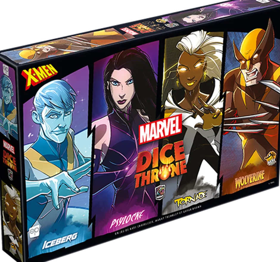 Dice Throne Marvel - Iceberg, Psylocke, Tornade, Wolverine