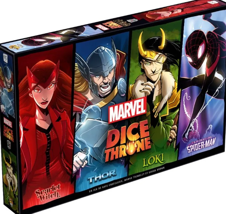 Dice Throne Marvel - Thor, Loki, Spiderman, Scarlet Witch
