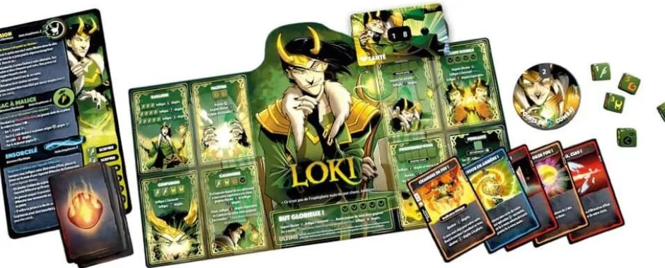 Dice Throne Marvel - Thor, Loki, Spiderman, Scarlet Witch