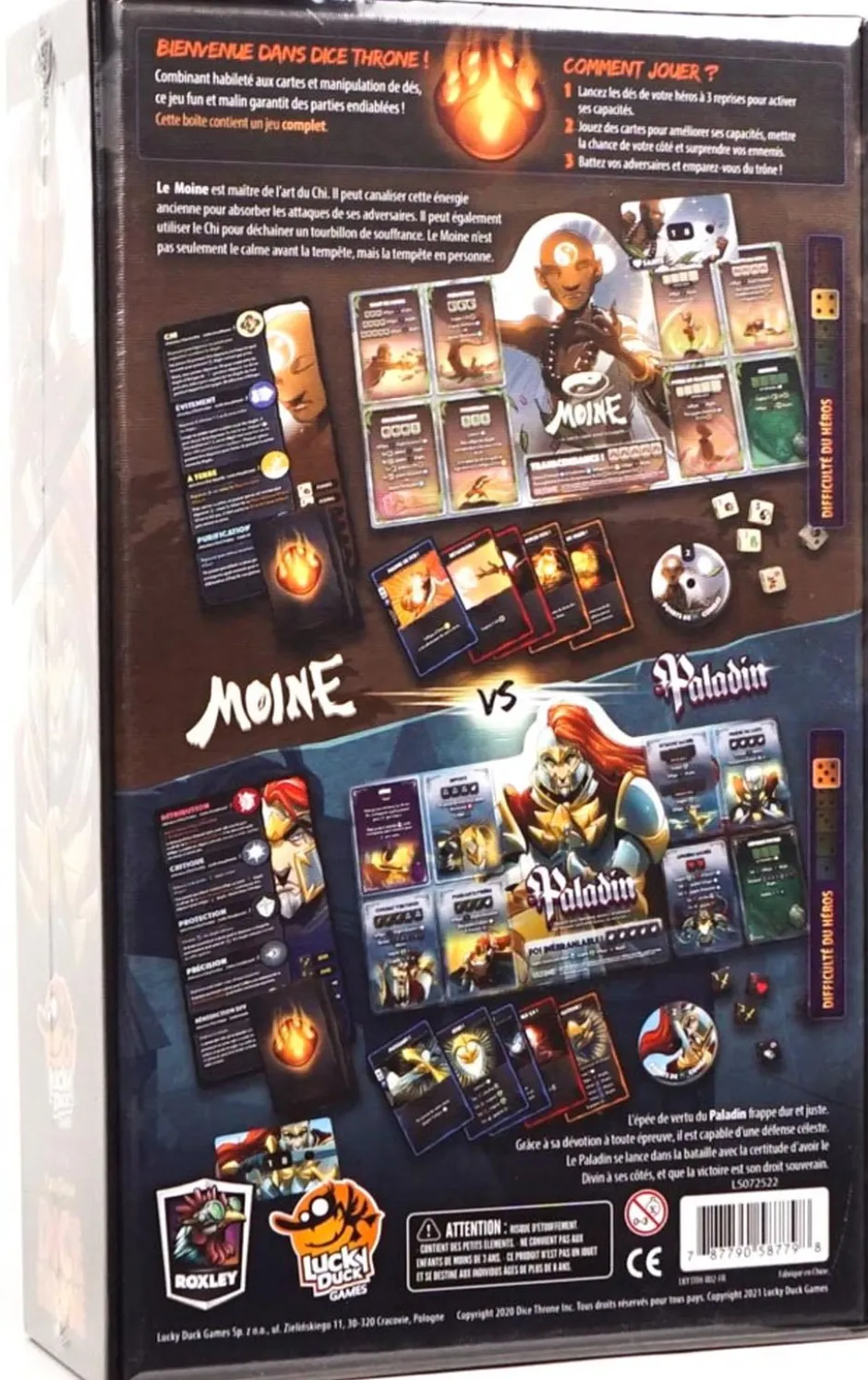 Dice Throne S1 - Moine vs Paladin