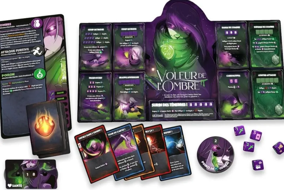 Dice Throne S1 - Pyromancienne vs Voleur de l'Ombre