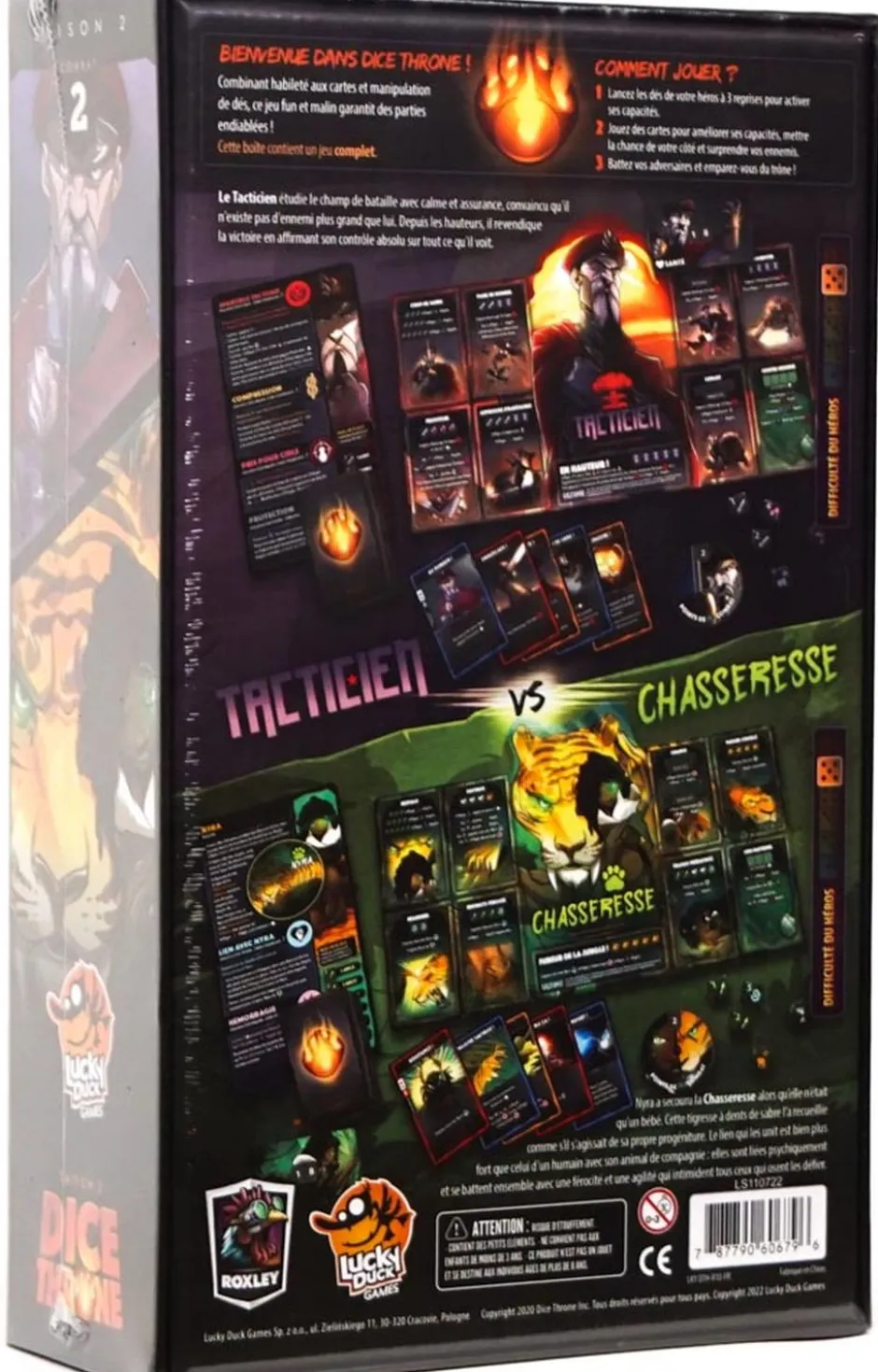 Dice Throne S2 - Tacticien Vs Chasseresse