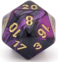 Dé à l'unité : d20 Gemini (couleur aléatoire)