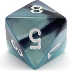 Dé à l'unité : d8 Gemini (couleur aléatoire)