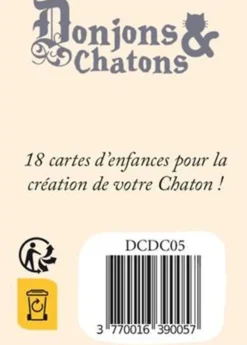 Donjons & Chatons : Cartes d'enfance