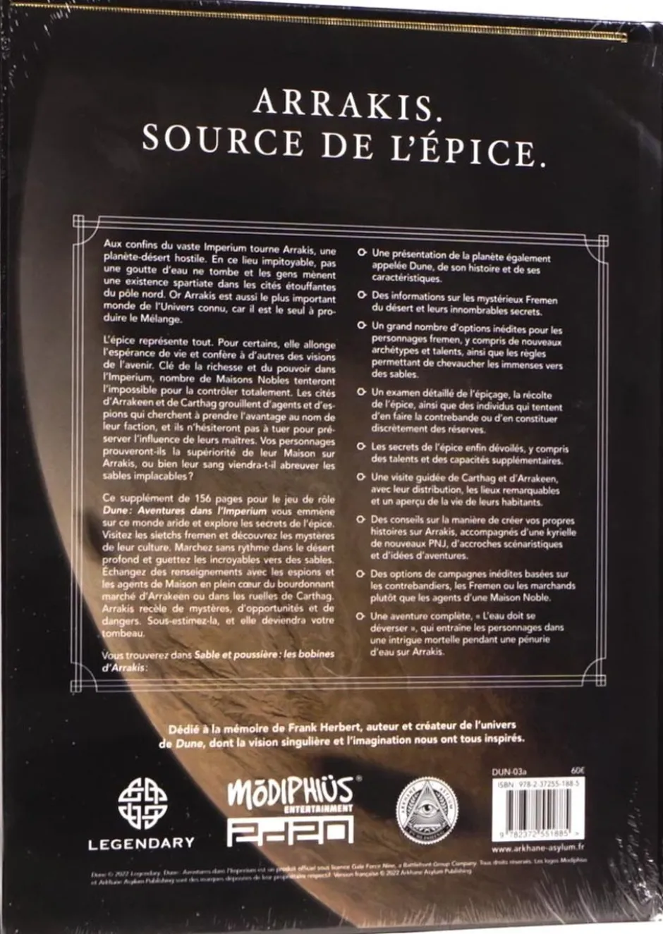 Dune : Aventures dans l'Imperium - Sable et Poussière Deluxe