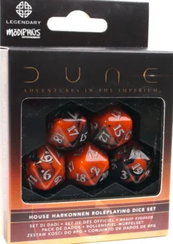 Dune The Roleplaying Game: House Harkonnen Dice Set