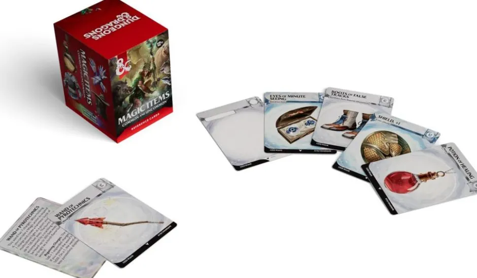 Dungeons & Dragons - Magic Item Reference Cards: Common and Uncommon