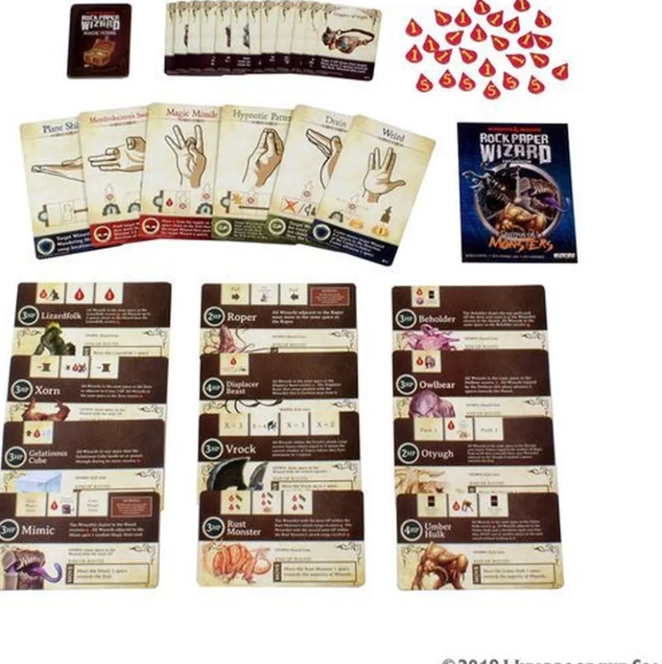 Dungeons & Dragons: Rock Paper Wizard A Fistful of Monsters Expansion VO