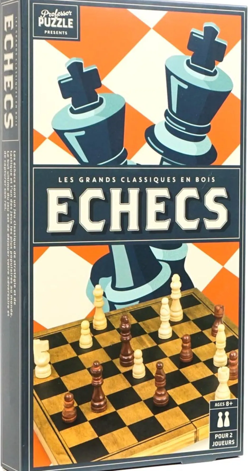 Echecs bois vintage