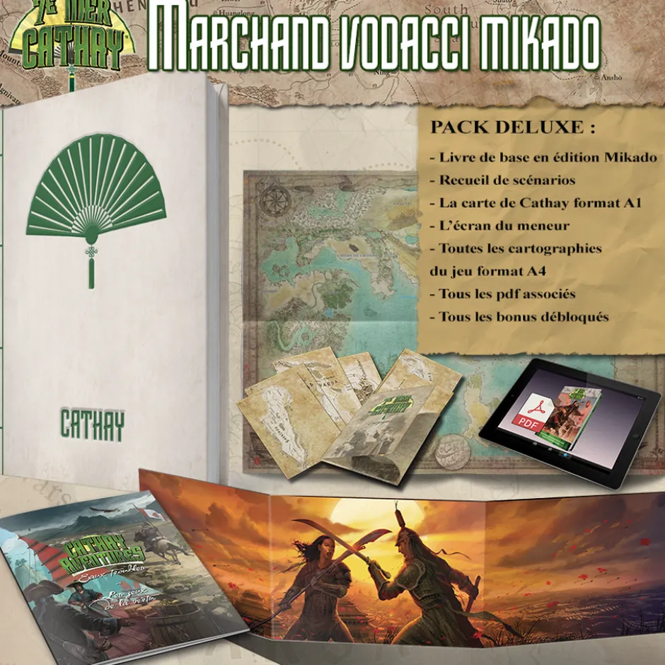 7E MER – Pack Deluxe Cathay – Marchand Vodacci Mikado