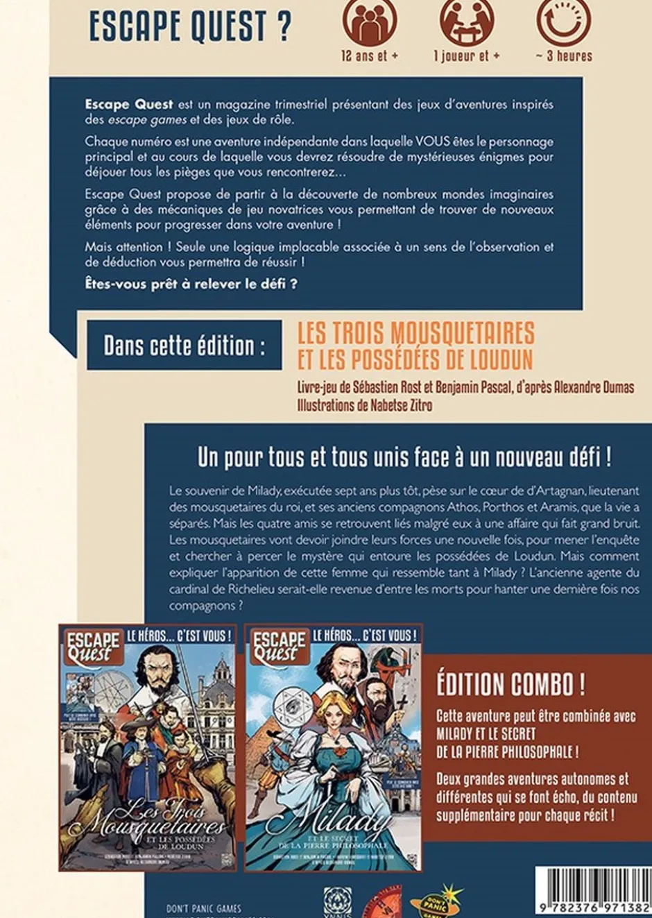 Escape Quest : Les Trois Mousquetaires et les possédées de Loudun