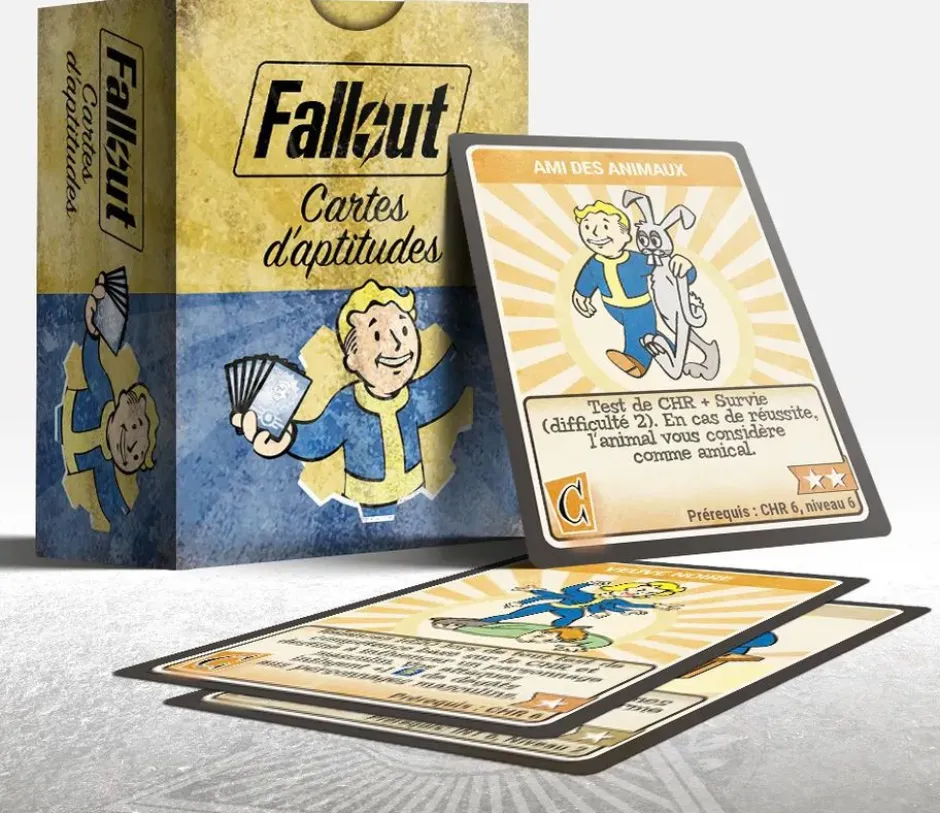 Fallout le jeu de rôle officiel : Cartes d'aptitude